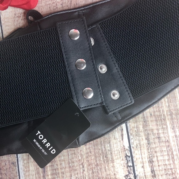 Torrid Faux Leather Lace-Up Corset Style Belt - Picture 4 of 4
